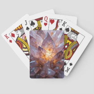Radiant Crystal Heart Pokerkaarten