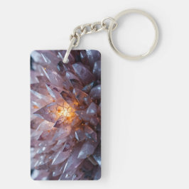 Radiant Crystal Heart Sleutelhanger
