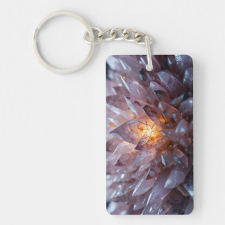 Radiant Crystal Heart Sleutelhanger