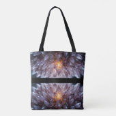 Radiant Crystal Heart Tote Bag (Achterkant)