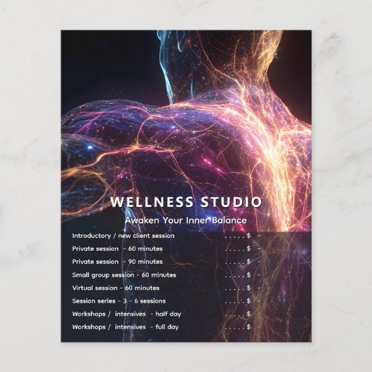 Radiant Current Aura Energy Flyer (Voorkant)