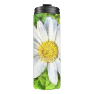 Radiant Daisy Waterverf Thermosbeker