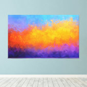 Radiant Divide Canvas Afdruk (Insitu (Houten vloer))