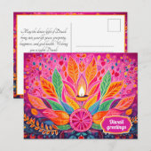 Radiant Diwali Delight Briefkaart (Voorkant / Achterkant)