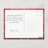 Radiant Diwali Delight Briefkaart (Achterkant)