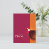 Radiant Diwali Wishes Feestdagenkaart (Staand voorkant)