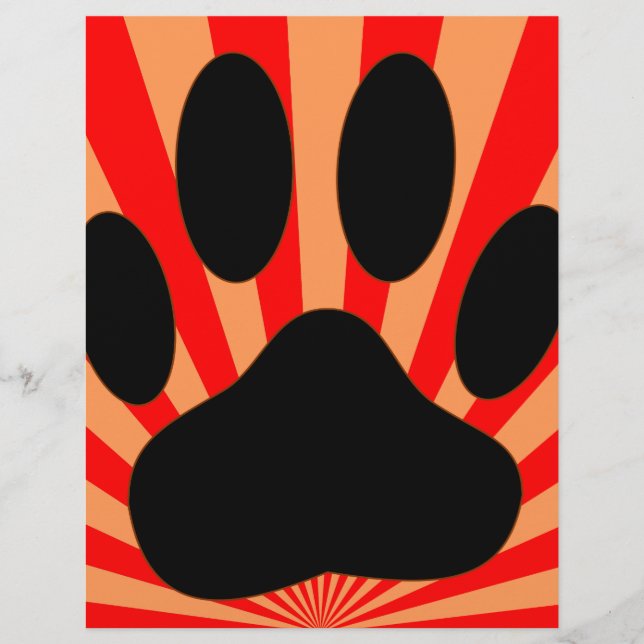 Radiant Dog Paw Print (Voorkant)