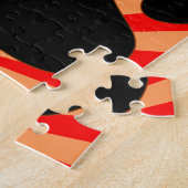 Radiant Dog Paw Print Legpuzzel (Zijkant)