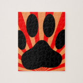 Radiant Dog Paw Print Legpuzzel (Verticaal)