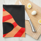 Radiant Dog Paw Print Theedoek (Quarter Fold)