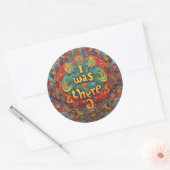 "Radiant Dub" Ronde Sticker (Envelop)