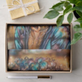 Radiant Ebony Oil Slick Queen Decoupage Papier (Geschenk)