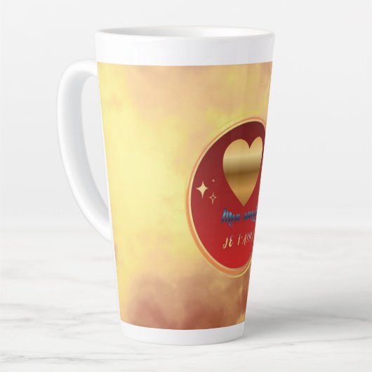 Radiant Eternal Love Latte Mok (Linkerhoek)