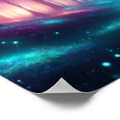 Radiant Ethereal Forest of Endless Light Poster (Hoek)