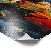 Radiant Expressionist Portrait Art Foto Afdruk (Hoek)