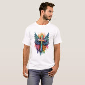 "Radiant Faith: Wings of Devotion" T-shirt (Voorkant volledig)