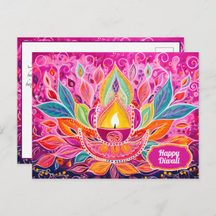 Radiant Festiviteiten: Een Dazecore Viering Briefkaart