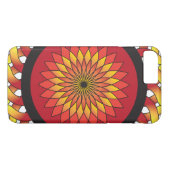 Radiant Fiery Red Oranje Yellow Sunflower Case-Mate iPhone Case (Achterkant (Horizontaal))