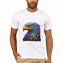 Radiant Flight: Crystal Eagle Emblem T-shirt