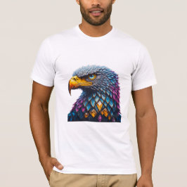 Radiant Flight: Crystal Eagle Emblem T-shirt