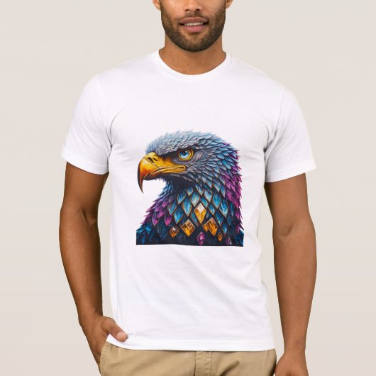 Radiant Flight: Crystal Eagle Emblem T-shirt (Voorkant)
