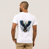 Radiant Flight: Crystal Eagle Emblem T-shirt (Achterkant volledig)