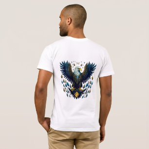 Radiant Flight: Crystal Eagle Emblem T-shirt