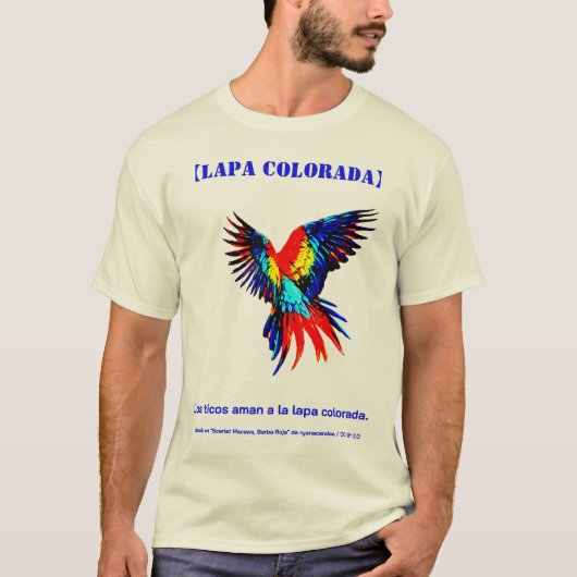 Radiant Flight Macaw(Spanish)2 T-shirt (Voorkant)