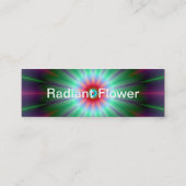 Radiant Flower Visitekaartje (Achterkant)
