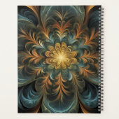 Radiant Fractal Flower Planner (Achterkant)