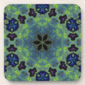 Radiant Fractal Symphony Bier Onderzetter (Voorkant)