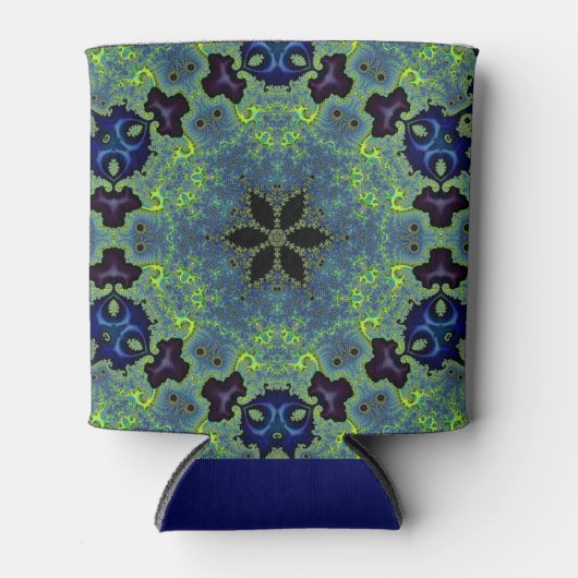 Radiant Fractal Symphony Blikjeskoeler (Voorkant)