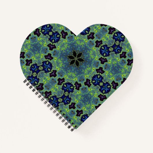 Radiant Fractal Symphony Notitieboek (Voorkant)