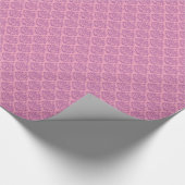 Radiant Frosted Orchid Damask Cadeaupapier (Hoek)