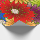 Radiant Garden Burst Wrapping Paper Cadeaupapier (Hoek)