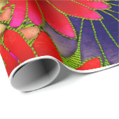 Radiant Garden Burst Wrapping Paper Cadeaupapier (Rol Hoek)