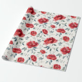 Radiant garden of confidence pattern cadeaupapier (Uitgerold)