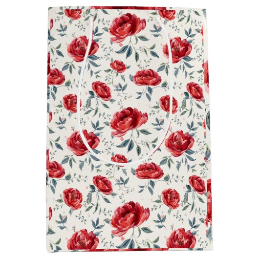 Radiant garden of confidence pattern medium cadeauzakje (Voorkant)