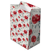 Radiant garden of confidence pattern medium cadeauzakje (Achterkant Gekanteld)