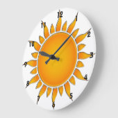 Radiant-geel en Oranje zomerzon Grote Klok (Hoek)