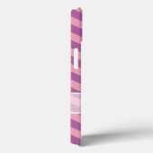 Radiant gevroren orchidee Chevrons met vlinder Case-Mate iPhone Case (Achterkant / Rechts)