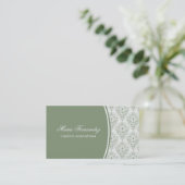 Radiant Glam Visitekaartje, Clover Green Visitekaartje (Staand voorkant)