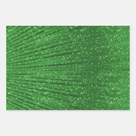 Radiant Glitter Wrapping Paper - Set van 3 vellen (Voorkant 3)