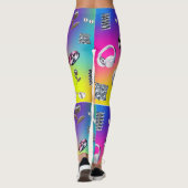 Radiant Glow Metallic Leggings (Achterkant)