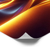 Radiant Golden Mirage Desert Horizon Glow Poster (Hoek)