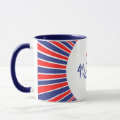 Radiant Happy 4th van juli Mok (Links)