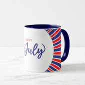 Radiant Happy 4th van juli Mok (Voorkant rechts)