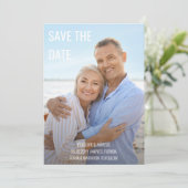 Radiant Happy Photo Wedding Sla de datum op Kaart (Staand voorkant)