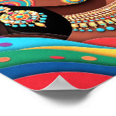 Radiant Harmony, A Colorful Paper-Cut Portrait Poster (Hoek)