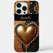 Radiant Heart Diamond Case-Mate iPhone Case (Achterkant)